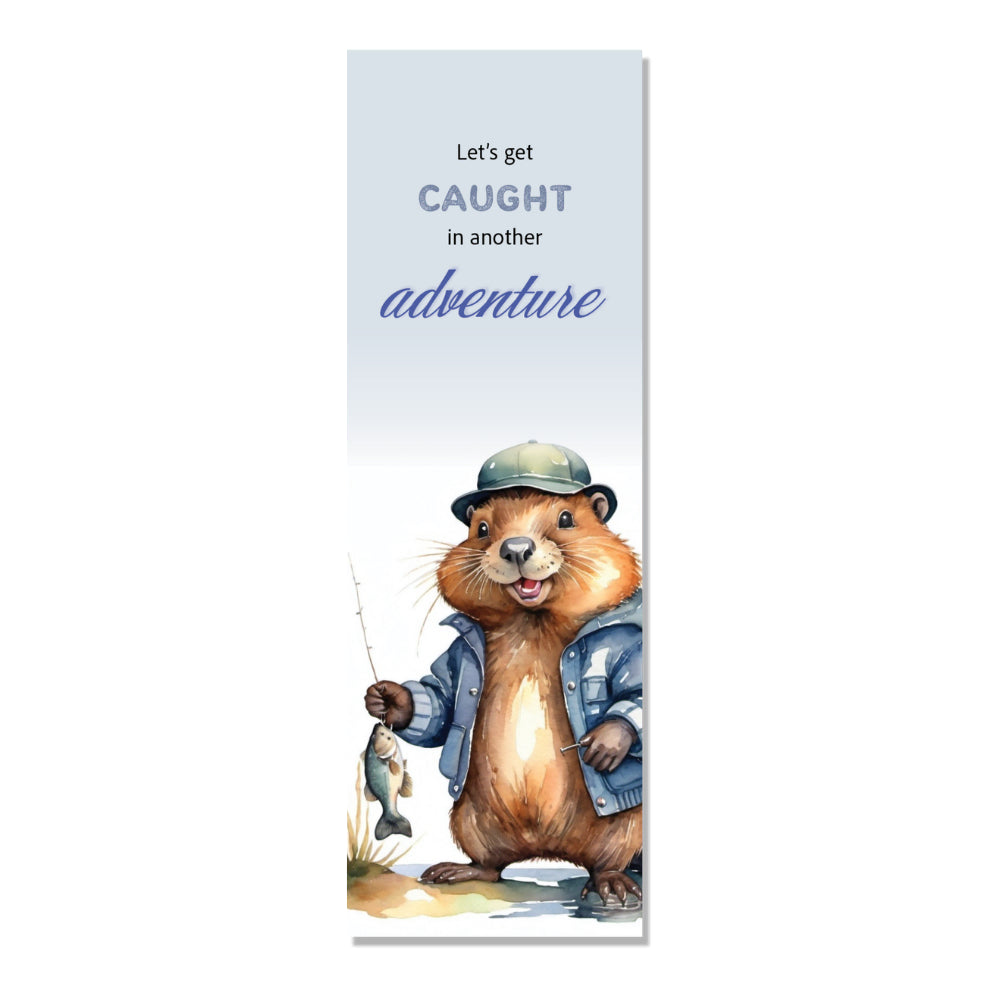 Beaver Family Adventures book marker encourages us all to get caught in another adventure.