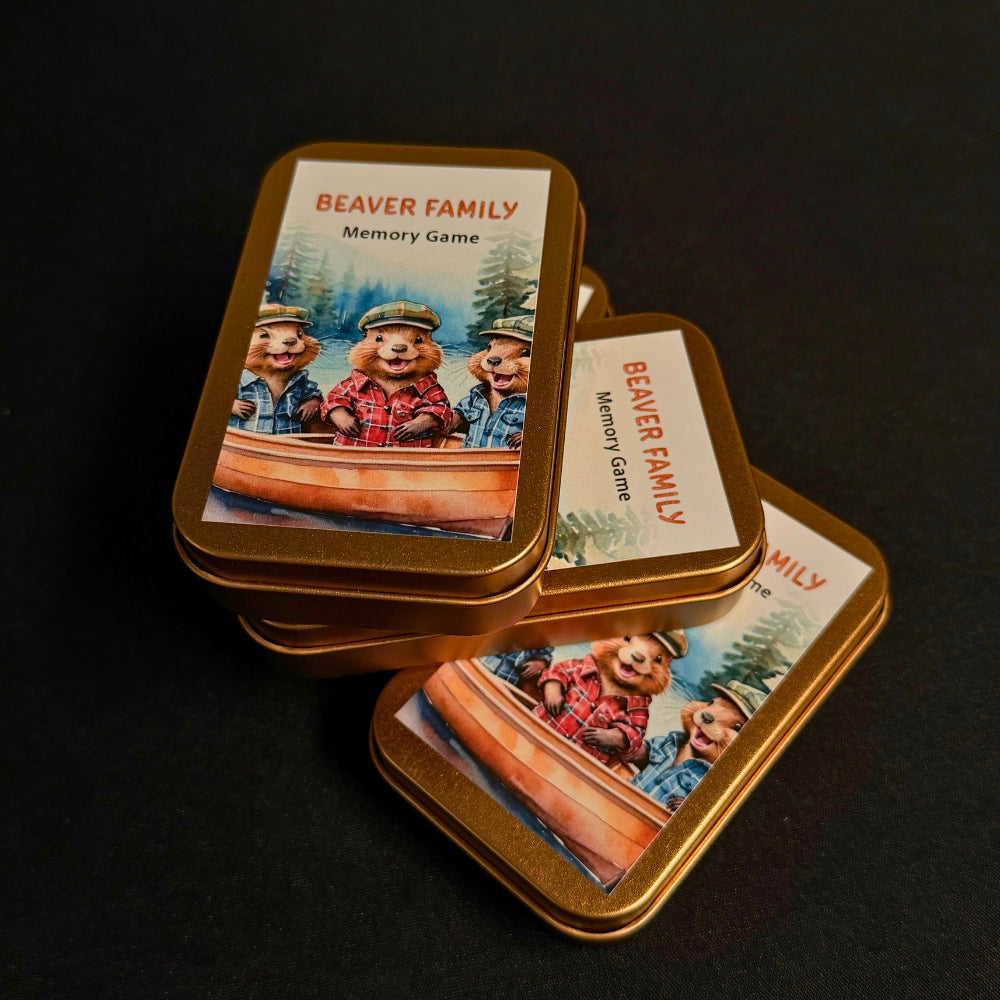 Beaver Family Memory Game