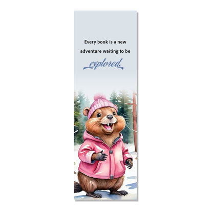 Beaver Family Adventures Book Markers | Variety Package of Six